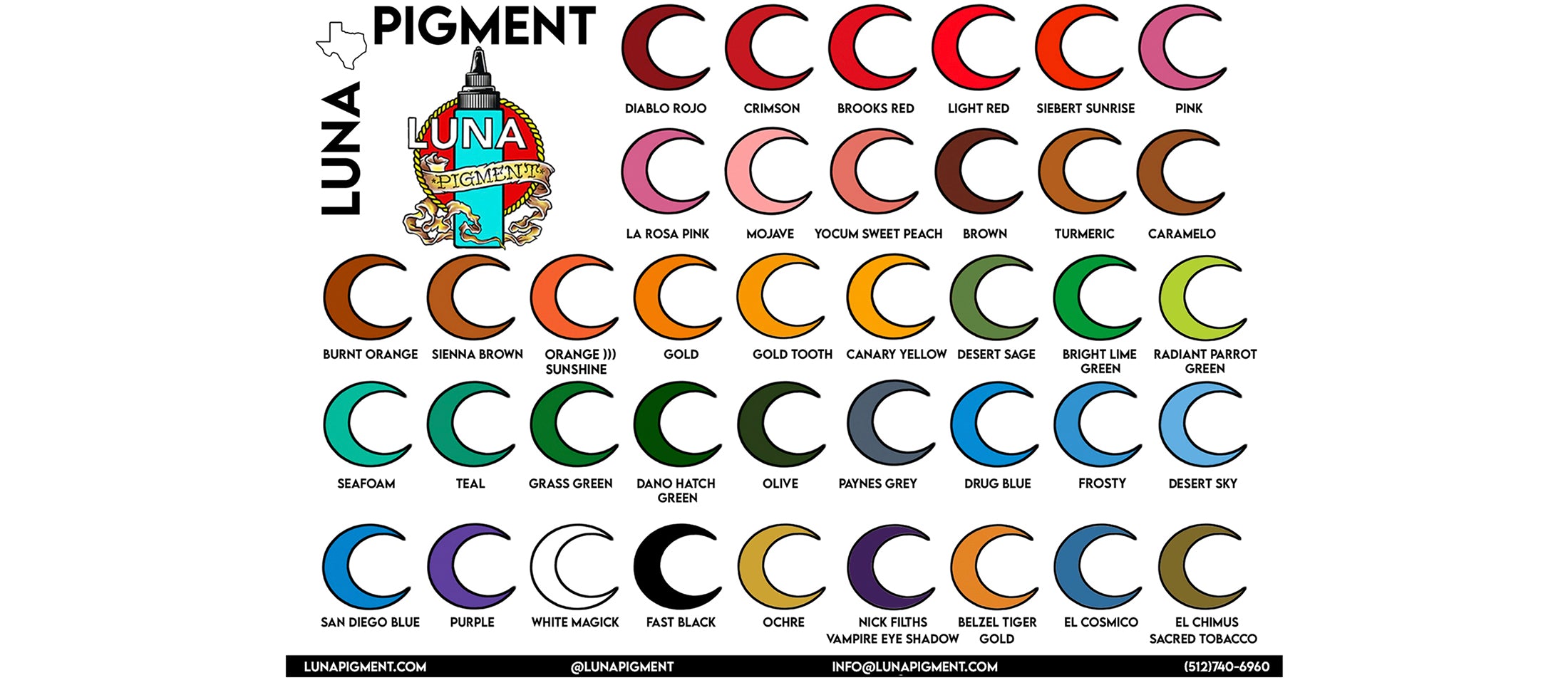 Luna Pigment Austin Texas