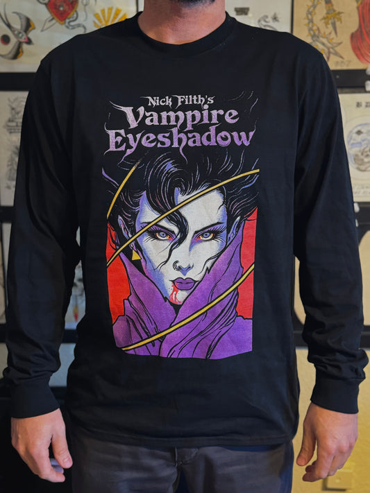 Nick Filth's Vampire Eye Shadow Long Sleeve Shirt